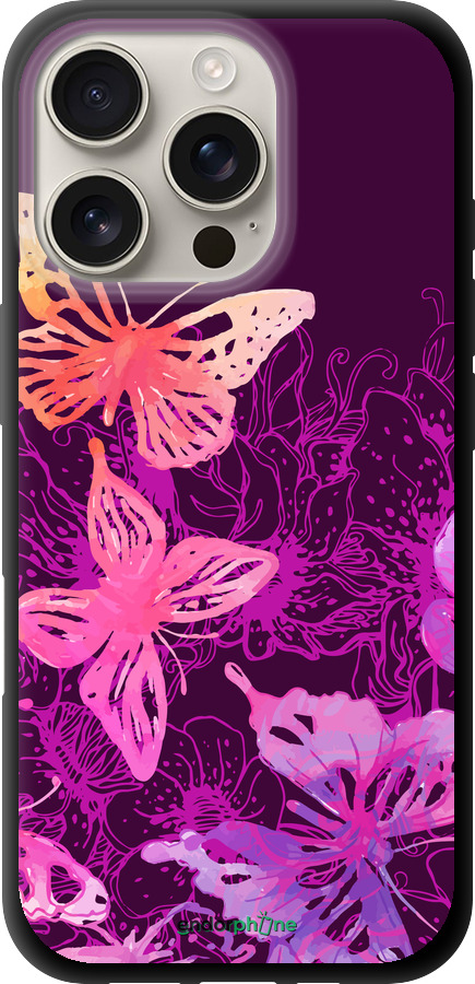 TPU чехол Метелики v2 для Apple iPhone 16 Pro - 5475b-3708 изображение 