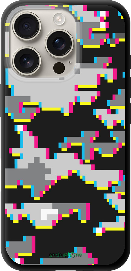 TPU чехол Піксель для Apple iPhone 16 Pro - 5481b-3708 изображение 