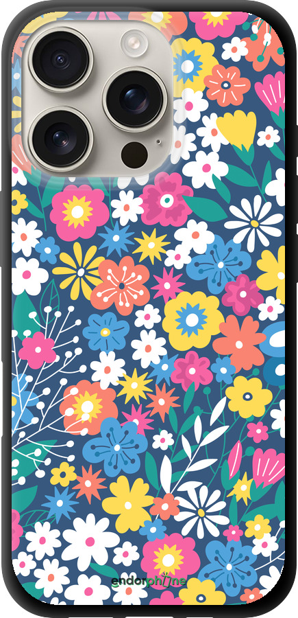 TPU чехол Цветочный фон v4 для Apple iPhone 16 Pro - 5494b-3708 изображение 