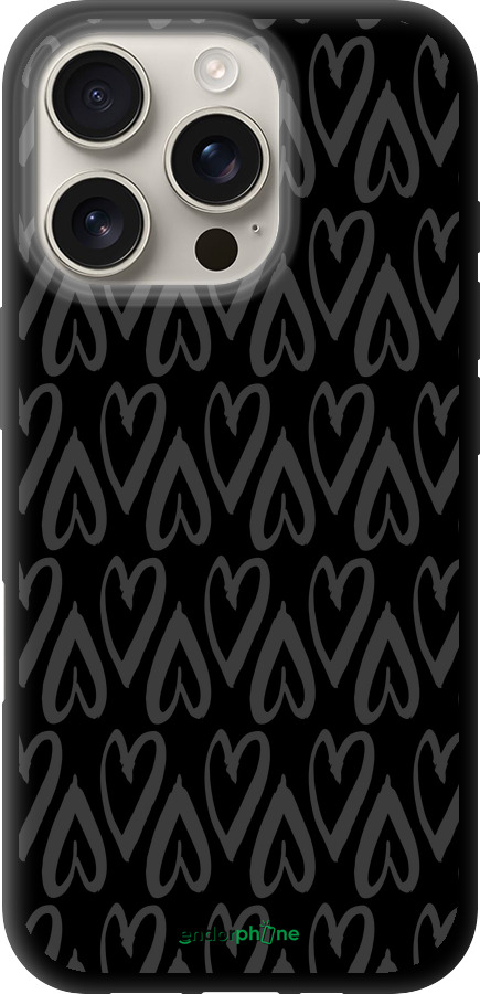 TPU чехол Серця v2 для Apple iPhone 16 Pro - 5497b-3708 изображение 