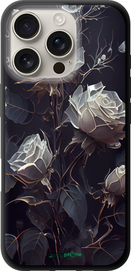 TPU чехол Розы 2 для Apple iPhone 16 Pro - 5550b-3708 изображение 