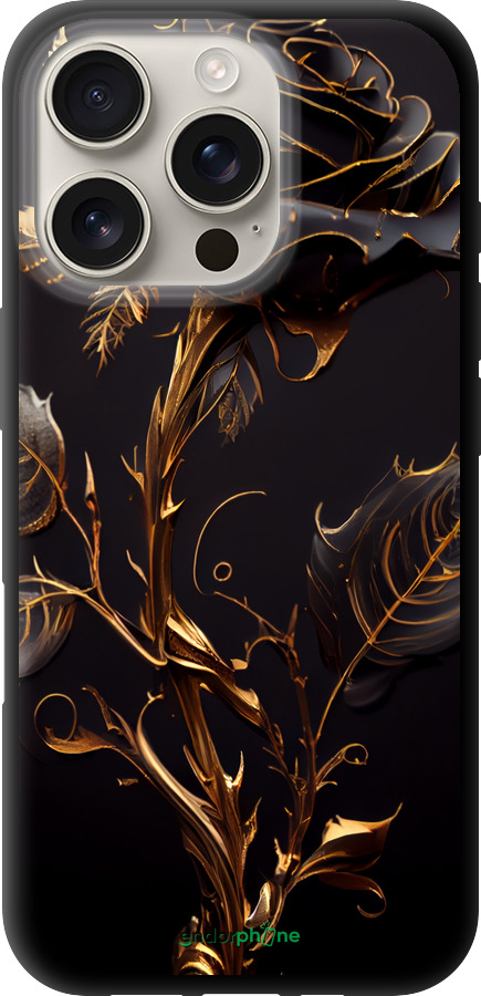 TPU чехол Роза 3 для Apple iPhone 16 Pro - 5552b-3708 изображение 