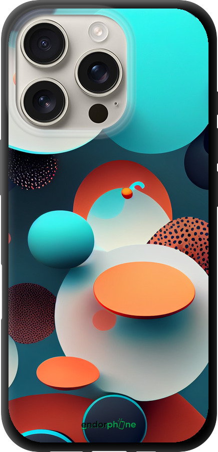 TPU чехол Горошок абстракція для Apple iPhone 16 Pro - 5608b-3708 изображение 