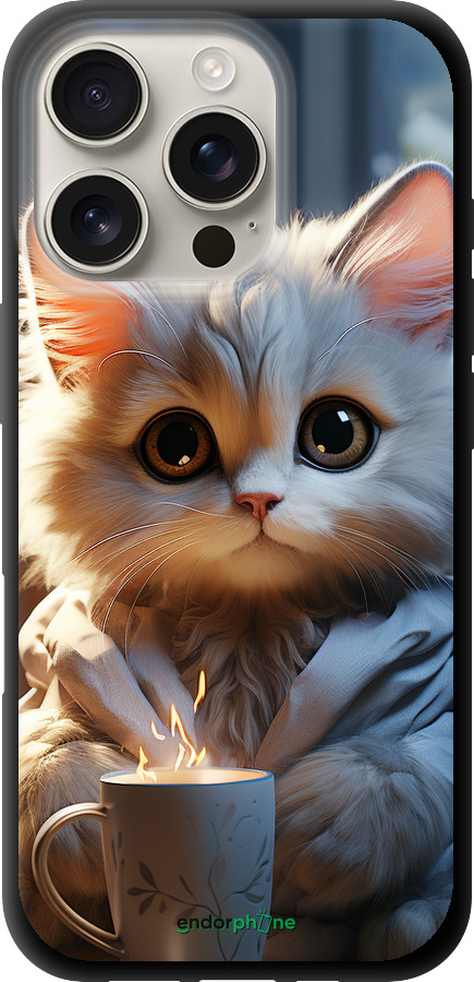 TPU чехол White cat для Apple iPhone 16 Pro - 5646b-3708 изображение 