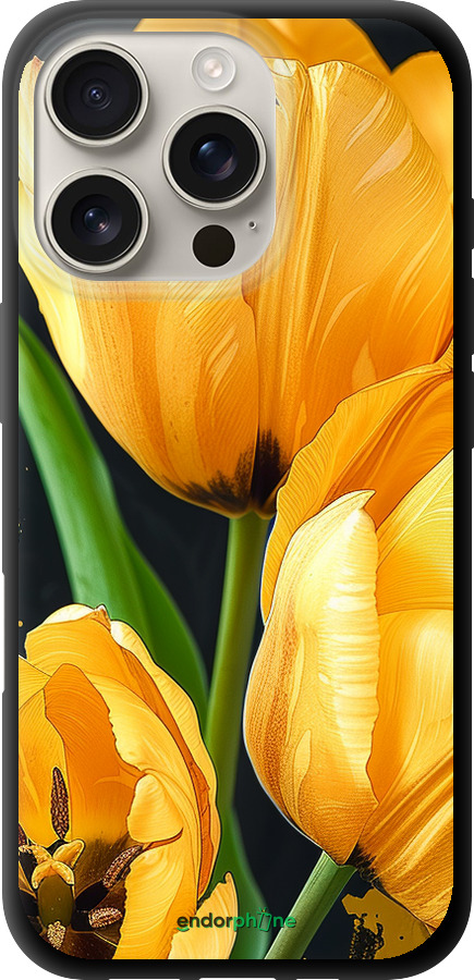 TPU чехол Жовті тюльпани для Apple iPhone 16 Pro - 5991b-3708 изображение 