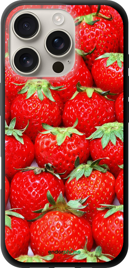 TPU чехол Полуниця для Apple iPhone 16 Pro - 6020b-3708 изображение 