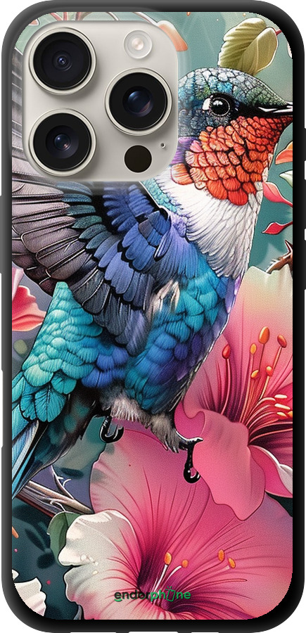TPU чехол Сказочная колибри для Apple iPhone 16 Pro - 6051b-3708 изображение 