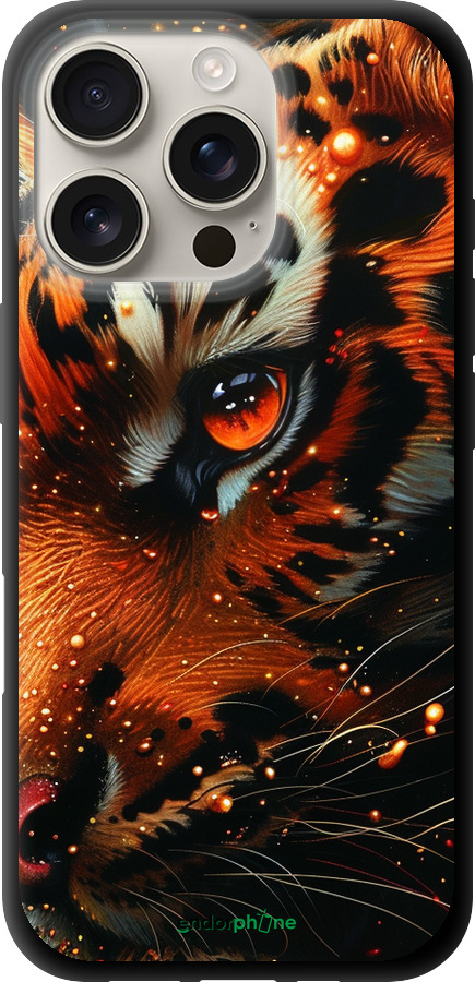 TPU чехол Tiger для Apple iPhone 16 Pro - 6053b-3708 изображение 