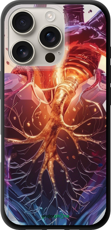 TPU чехол Crystal Heart для Apple iPhone 16 Pro - 6070b-3708 изображение 