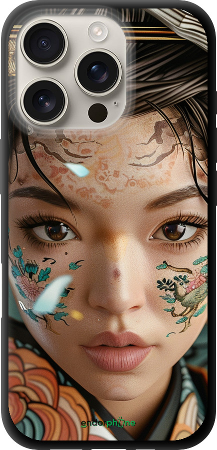 TPU чехол Погляд душі самурая для Apple iPhone 16 Pro - 6076b-3708 изображение 