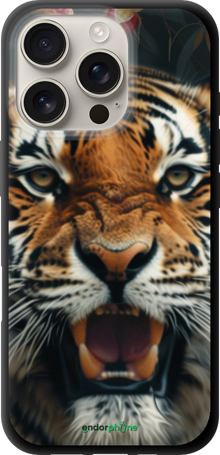 TPU чехол Тигровое величие для Apple iPhone 16 Pro - 6080b-3708 изображение 