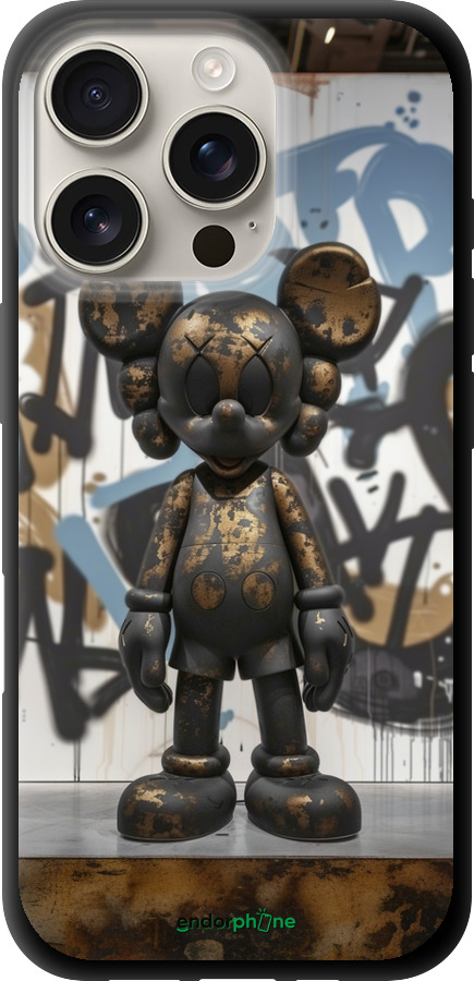TPU чехол Bronze kaws v2 для Apple iPhone 16 Pro - 6098b-3708 изображение 