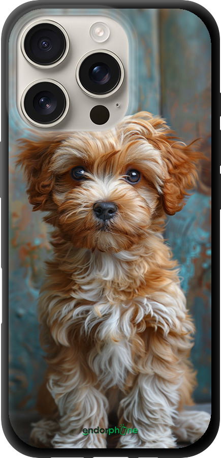 TPU чехол Цуценя мальтипу для Apple iPhone 16 Pro - 6157b-3708 изображение 