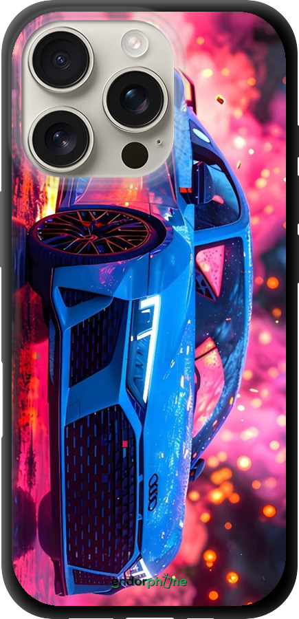 TPU чехол Ауди для Apple iPhone 16 Pro - 6286b-3708 изображение 