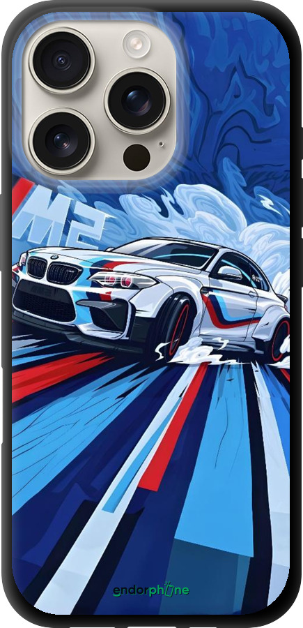 TPU чехол БМВ для Apple iPhone 16 Pro - 6292b-3708 изображение 