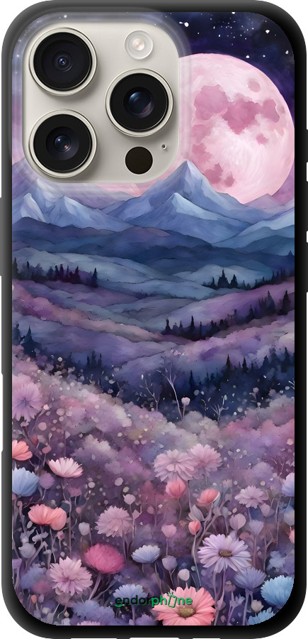 TPU чехол Ночь луна арт для Apple iPhone 16 Pro - 6319b-3708 изображение 