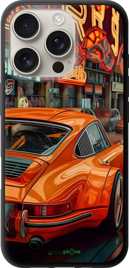 TPU чехол Порше для Apple iPhone 16 Pro - 6334b-3708 изображение 
