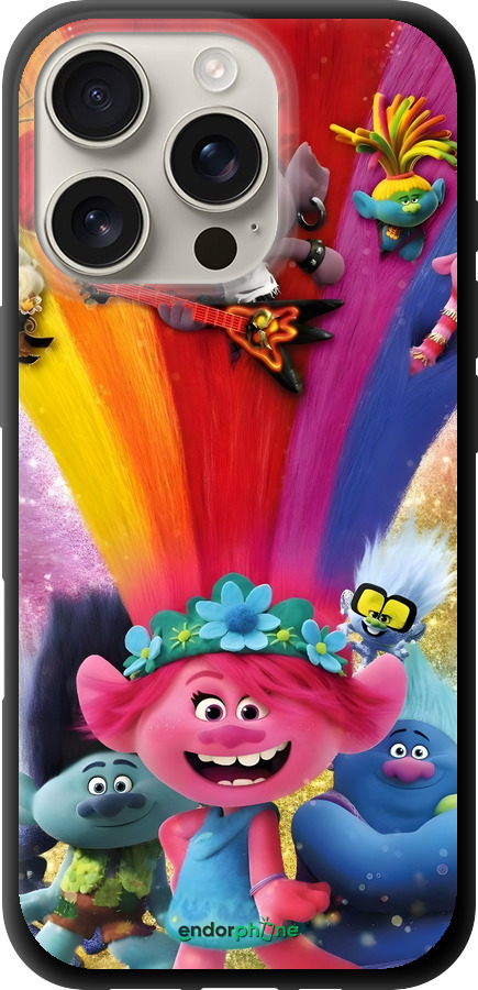 TPU чехол Троли для Apple iPhone 16 Pro - 6343b-3708 изображение 