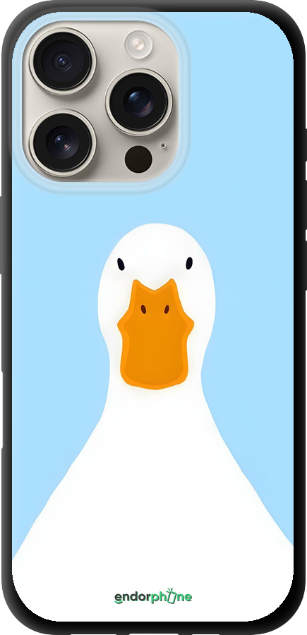 TPU чехол Гусь для Apple iPhone 16 Pro - 6350b-3708 изображение 