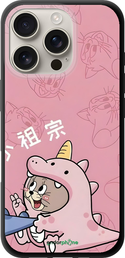 TPU чехол Том и джерри 2 для Apple iPhone 16 Pro - 6359b-3708 изображение 