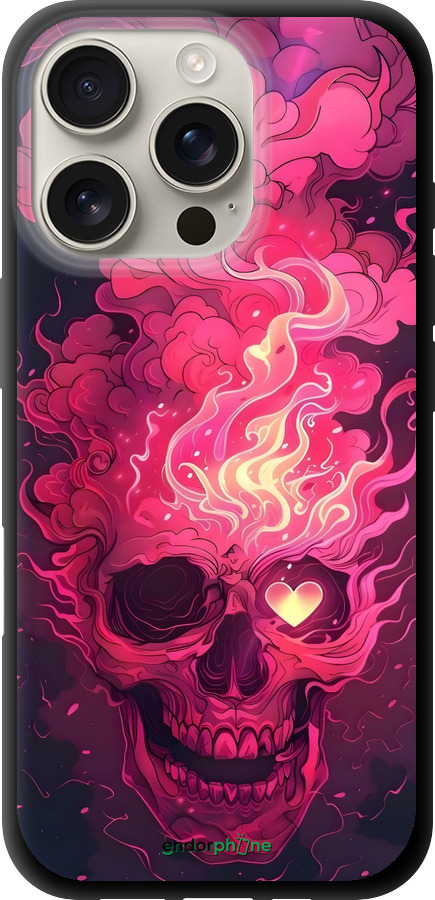 TPU чехол Череп арт для Apple iPhone 16 Pro - 6385b-3708 изображение 