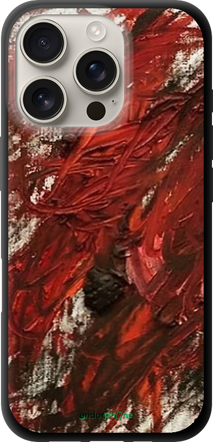 TPU чехол Абстрактная композиция в красных тонах для Apple iPhone 16 Pro - 6541b-3708 изображение 