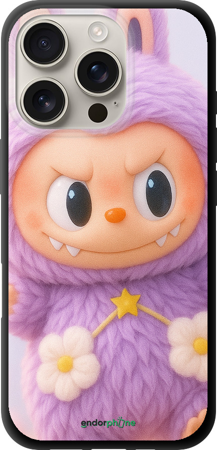 TPU чехол Лабубу для Apple iPhone 16 Pro - 6708b-3708 изображение 