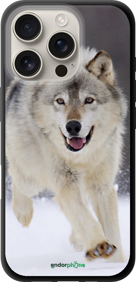 TPU чехол Бегущий волк для Apple iPhone 16 Pro - 826b-3708 изображение 