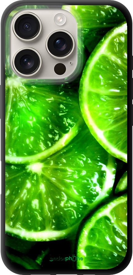 TPU чехол Зелені часточки лимона для Apple iPhone 16 Pro - 852b-3708 изображение 