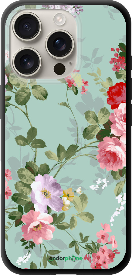 TPU чехол Цветочные обои 2 для Apple iPhone 16 Pro - 862b-3708 изображение 