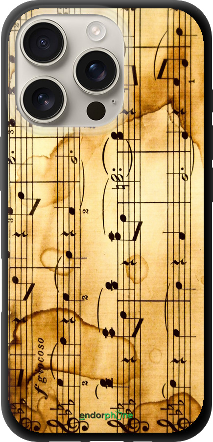 TPU чехол Ноты для Apple iPhone 16 Pro - 905b-3708 изображение 