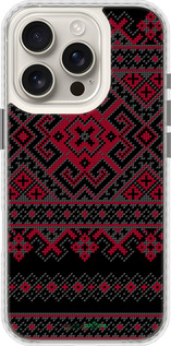 Чехол Bumper чехол Вышиванка 52 для Apple iPhone 16 Pro - 1763pc-3708 изображение 