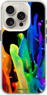 Чохол Bumper чехол Бризки фарби для Apple iPhone 16 Pro - 3957pc-3708 изображение 