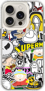Чехол Bumper чехол Popular logos для Apple iPhone 16 Pro - 4023pc-3708 изображение 