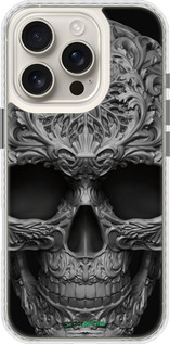 Чехол Bumper чехол skull-ornament для Apple iPhone 16 Pro - 4101pc-3708 изображение 