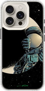 Чехол Bumper чехол Астронавт для Apple iPhone 16 Pro - 4134pc-3708 изображение 
