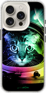 Чехол Bumper чехол Кот-астронавт для Apple iPhone 16 Pro - 4154pc-3708 изображение 