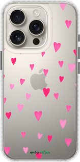 Чехол Bumper чехол Сердечки 2 для Apple iPhone 16 Pro - 4763pc-3708 изображение 