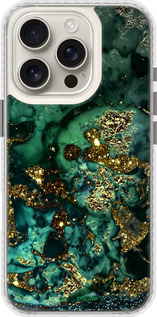 Чехол Bumper чехол Мрамор золото богатство для Apple iPhone 16 Pro - 5419pc-3708 изображение 