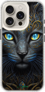 Чехол Bumper чехол Кошка для Apple iPhone 16 Pro - 5548pc-3708 изображение 