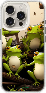 Чохол Bumper чехол Жабки для Apple iPhone 16 Pro - 5656pc-3708 изображение 