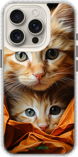 Чехол Bumper чехол Котики 2 для Apple iPhone 16 Pro - 5664pc-3708 изображение 