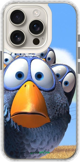 Чехол Bumper чехол Angry Birds для Apple iPhone 16 Pro - 6008pc-3708 изображение 