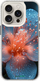 Чехол Bumper чехол Роса на цветке для Apple iPhone 16 Pro - 6039pc-3708 изображение 