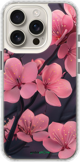 Чехол Bumper чехол Пурпурная сакура для Apple iPhone 16 Pro - 6075pc-3708 изображение 