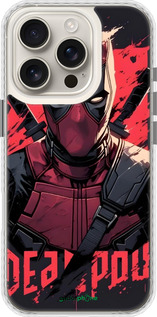 Чехол Bumper чехол Дедпул для Apple iPhone 16 Pro - 6293pc-3708 изображение 