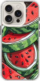 Чехол Bumper чехол Арбуз для Apple iPhone 16 Pro - 6315pc-3708 изображение 