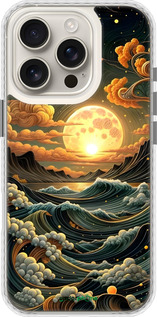 Чехол Bumper чехол Арт волны для Apple iPhone 16 Pro - 6332pc-3708 изображение 