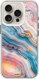 Чехол Bumper чехол Мрамор красивый для Apple iPhone 16 Pro - 6376pc-3708 изображение 