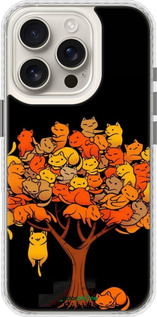 Чехол Bumper чехол Дерево и котики для Apple iPhone 16 Pro - 6516pc-3708 изображение 